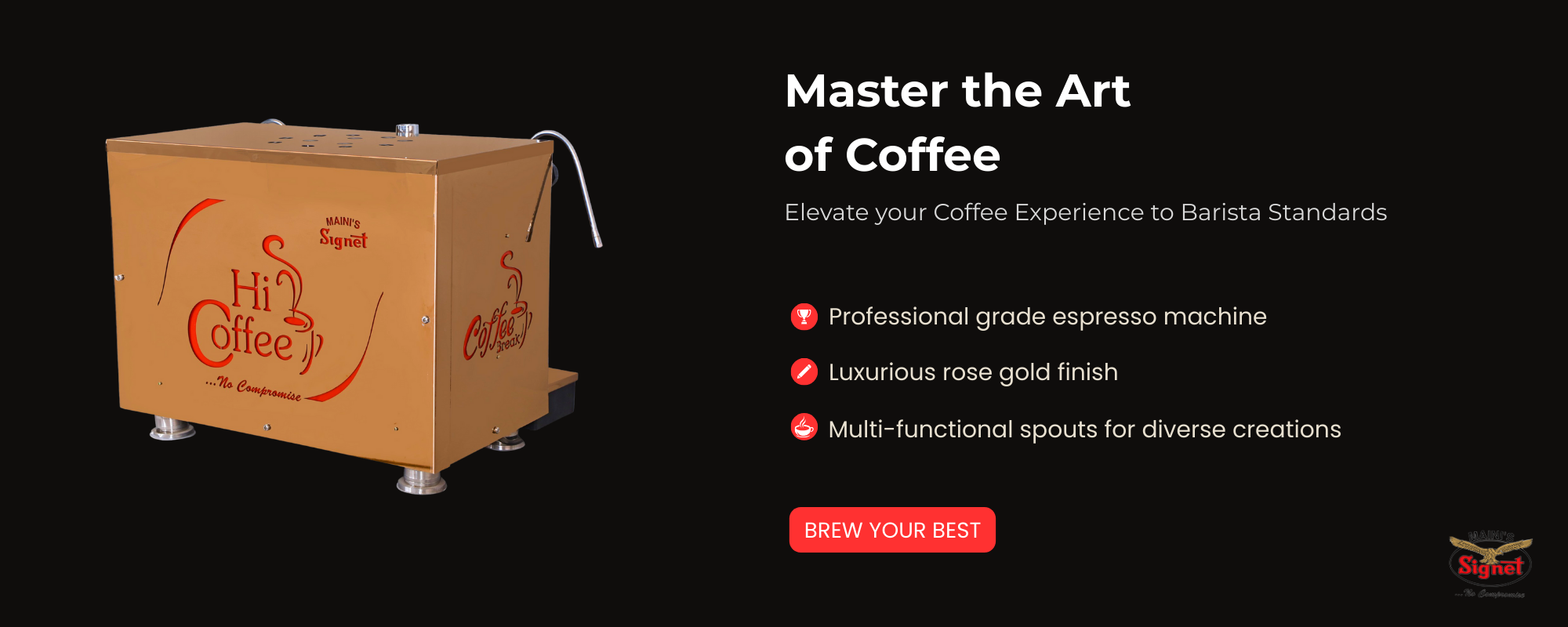 Coffee Machines Desktop Slide