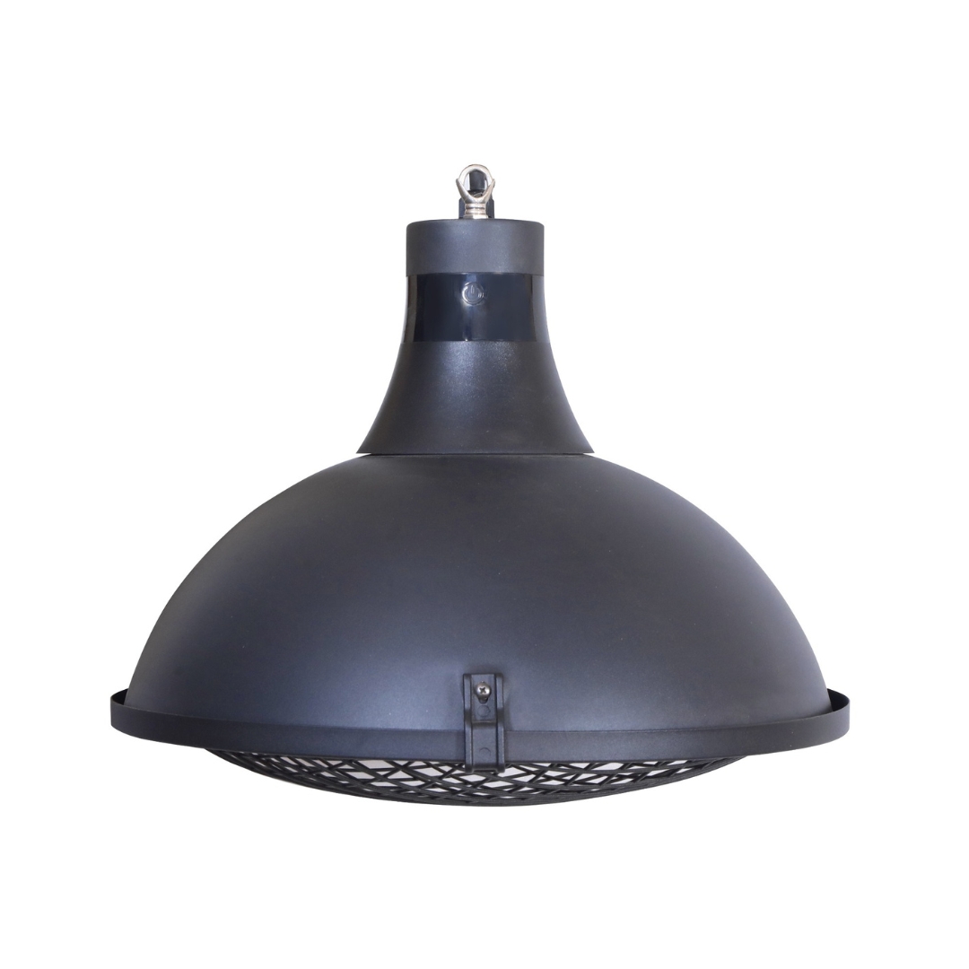 Imported Black Electric Hanging Heater Front