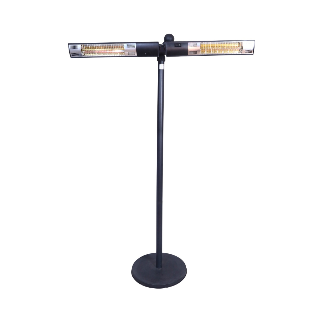 Imported Black Electric Heater Dual Head