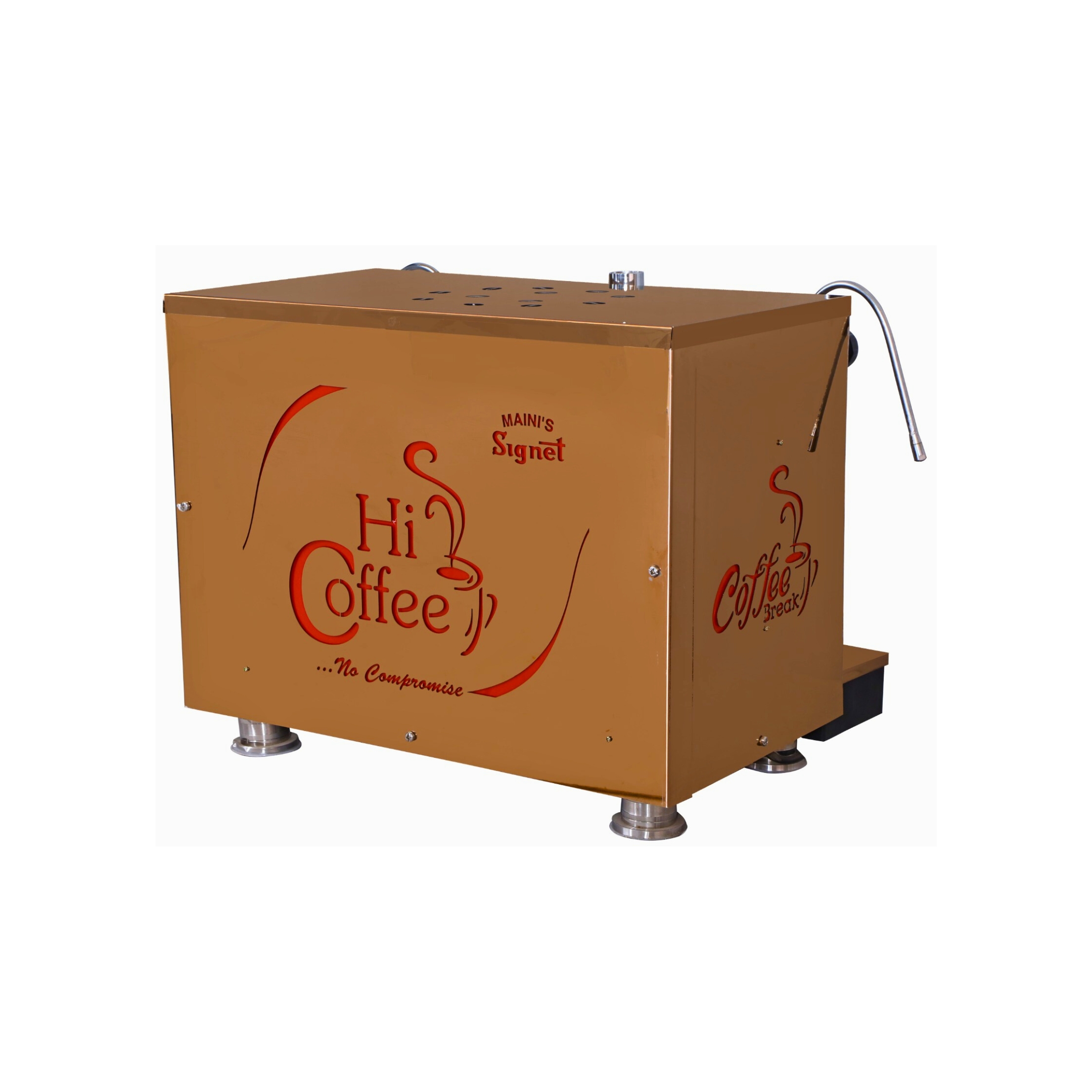 Rose Gold Coffee Machine 3D