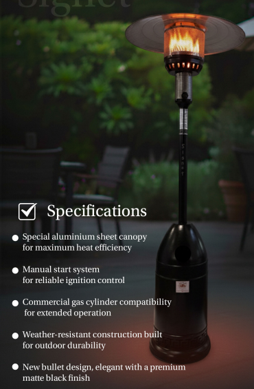 Signet Bullet LPG Heater