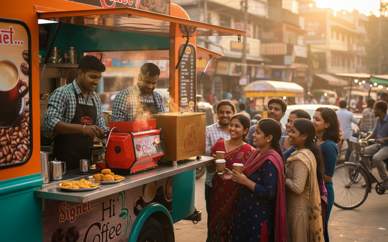 Signet Coffee Machine for Food Trucks in India