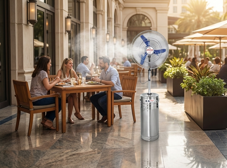 Commercial and Outdoor Mist Fans India