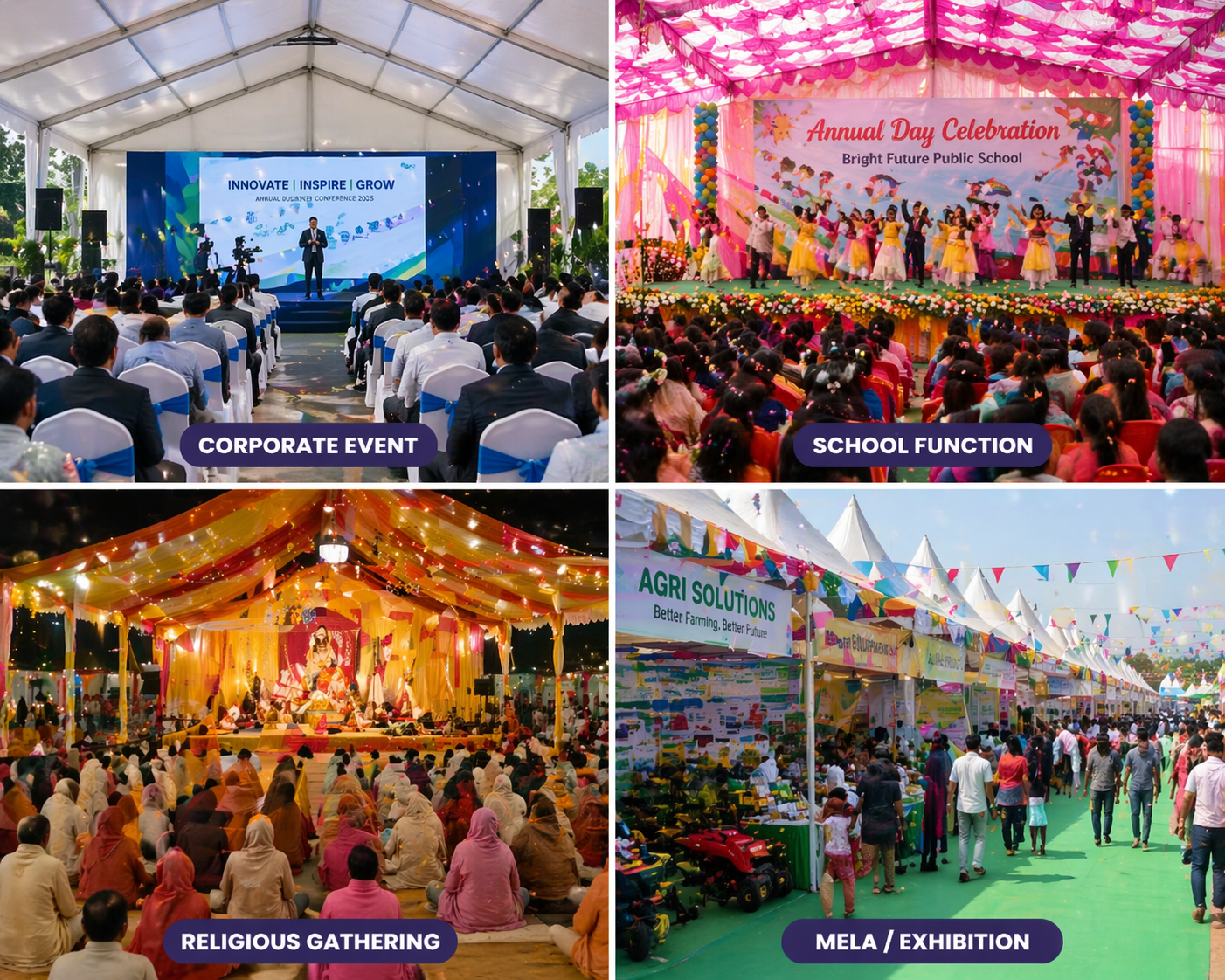 Expand Your Event Type Coverage & Grow Your Tent House Business