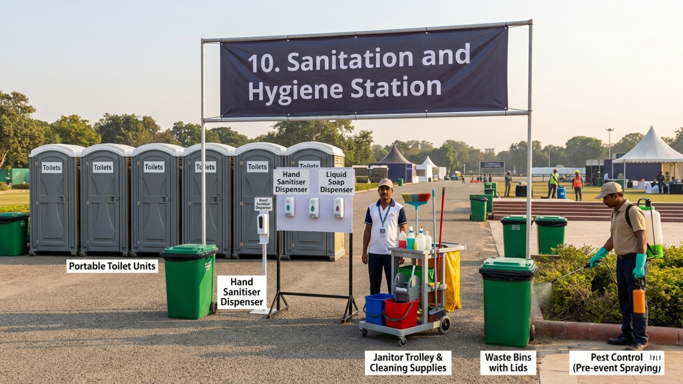 Sanitation and Hygiene in Tent House