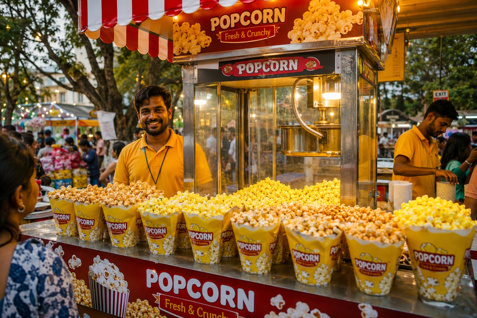 Starting a popcorn business