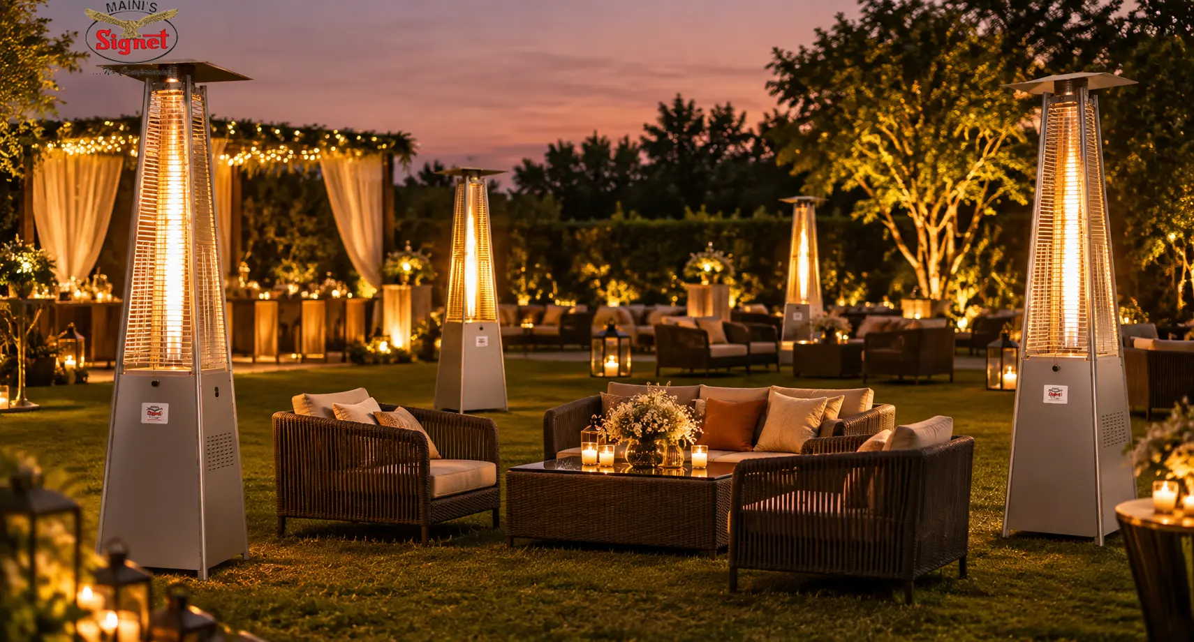 How Many Heaters Do You Need for a Wedding?